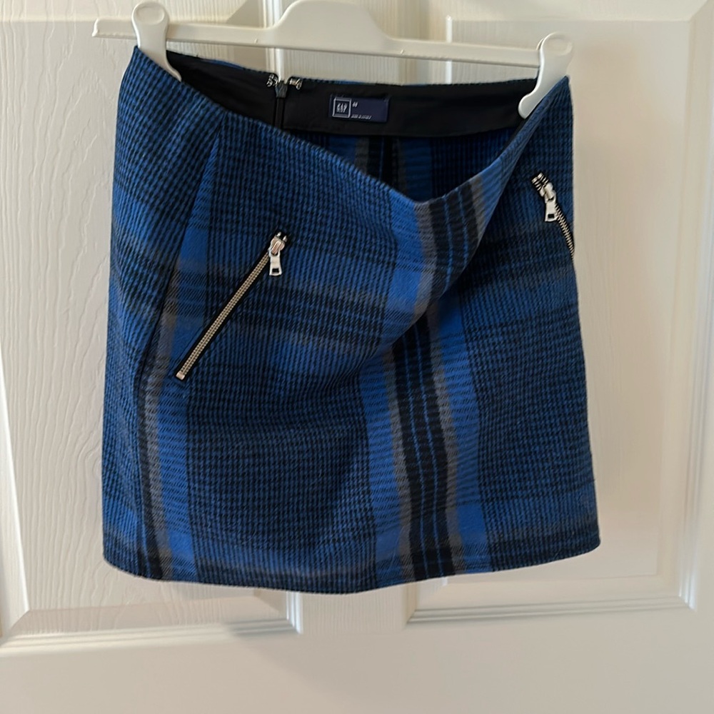 Wool mini skirt